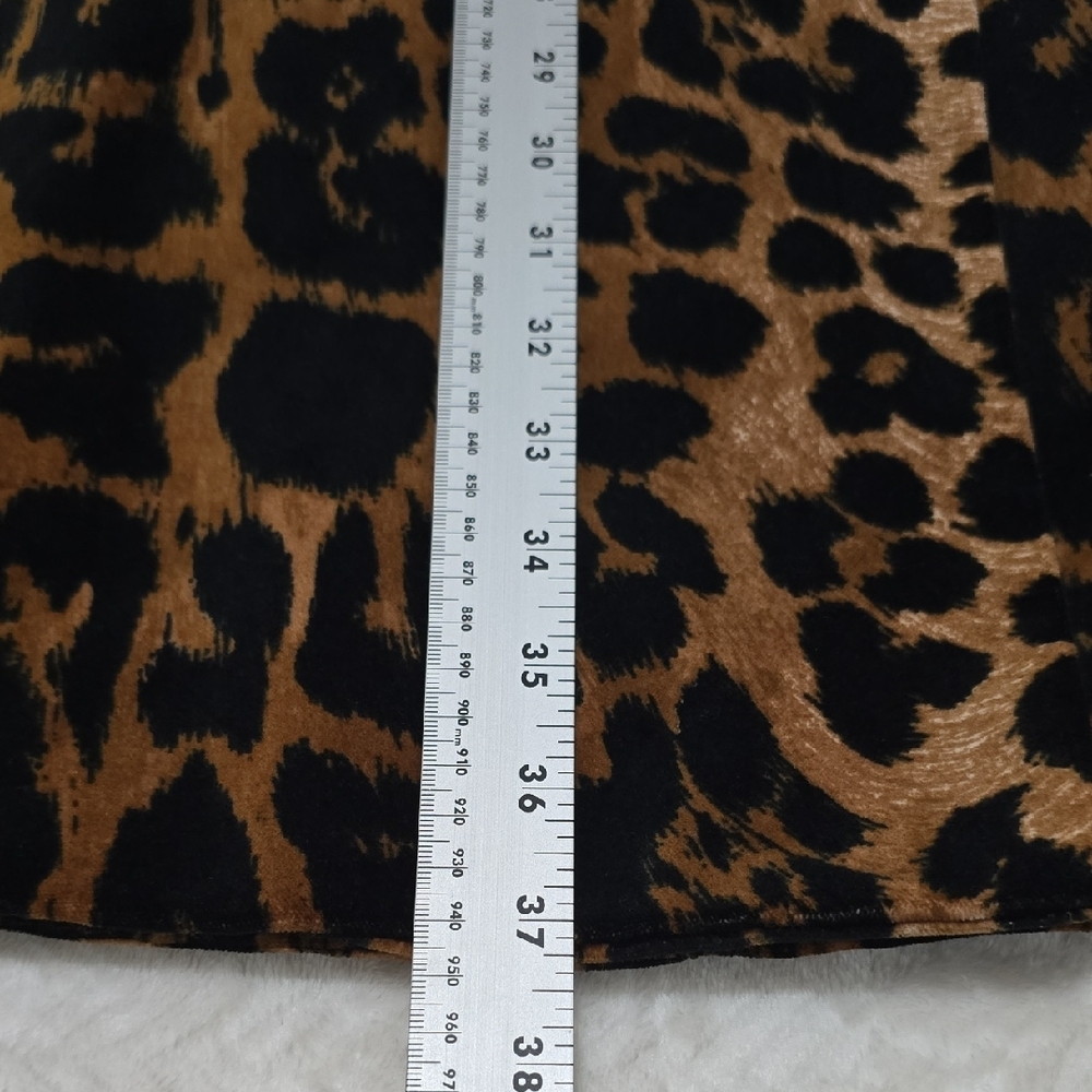 Talbots LINDA EVANGELISTA campaign Animal Print Coat - Picture 13 of 17